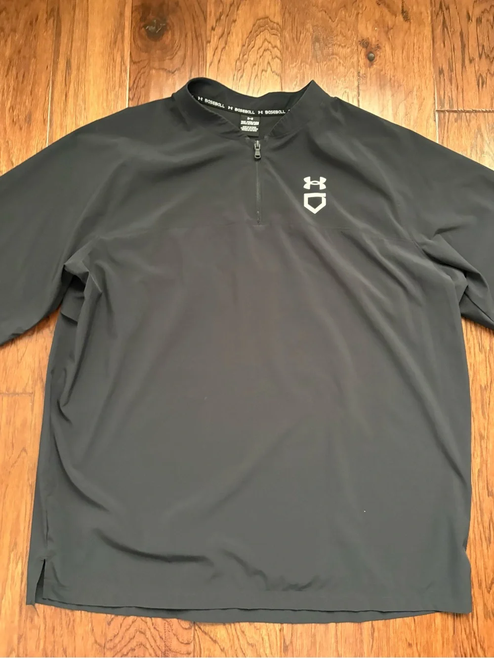Under Armour Men's Utility Short Sleeve Cage Jacket 2XL Black